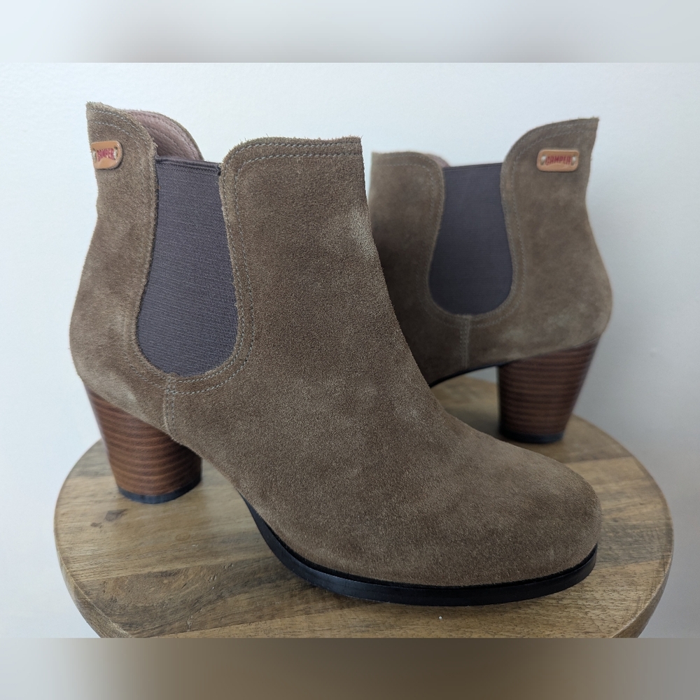 Camper Annie Brook Boots/Booties, Brown (SIZE 37/6.5-7)